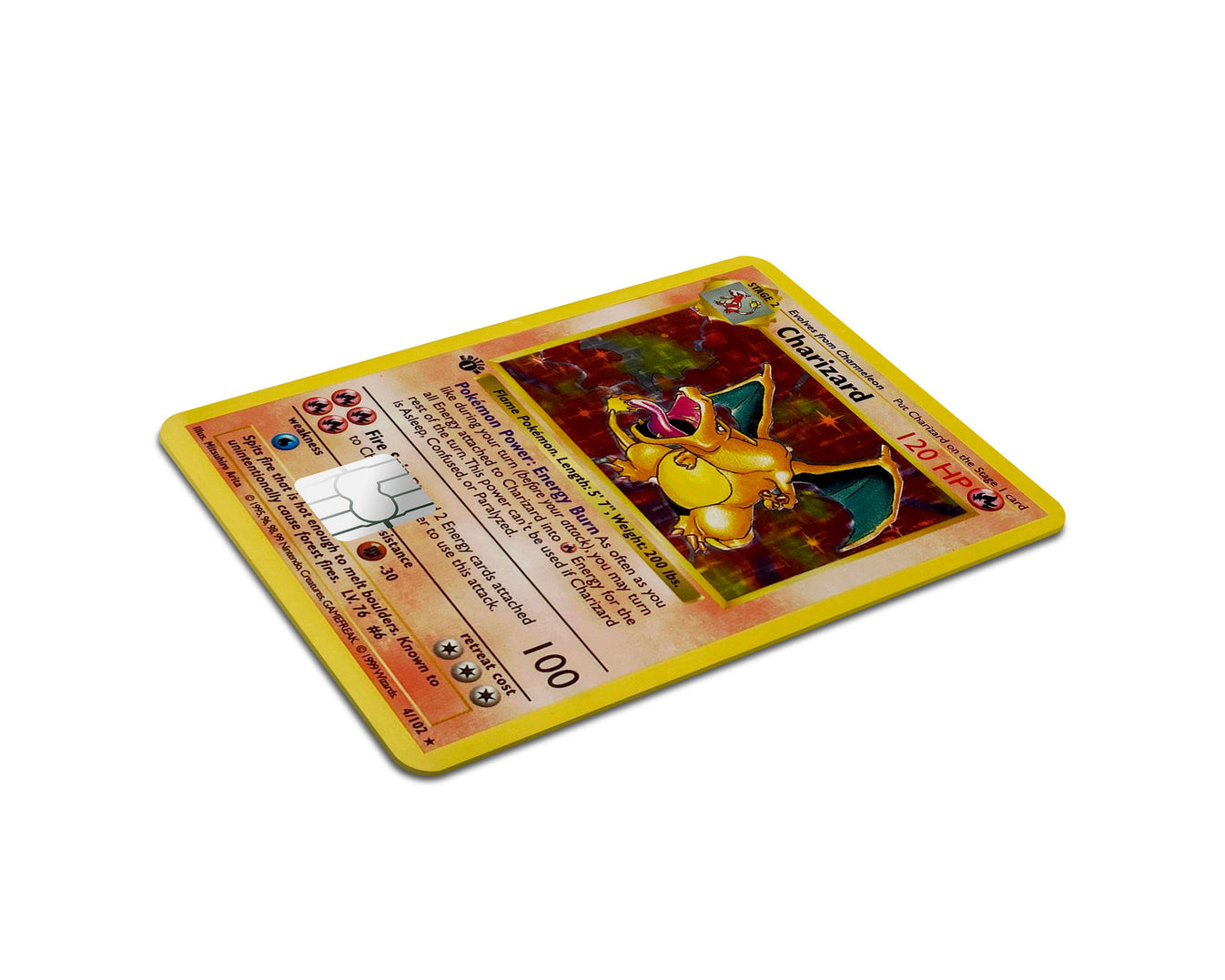 Charizard Pokemon Card Credit Card Skin Anime Town Creations 9613