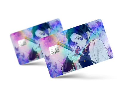 Demon Slayer Cute Shinobu Kocho Holographic Credit Card Skin