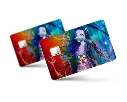 Demon Slayer Demon Nezuko Holographic Credit Card Skin