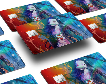 Demon Slayer Demon Nezuko Holographic Credit Card Skin