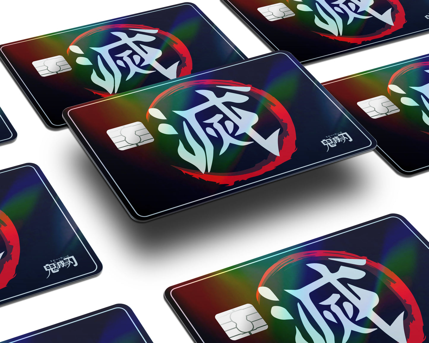 Demon Slayer Corps Licence Card Holographic Credit Card Skin