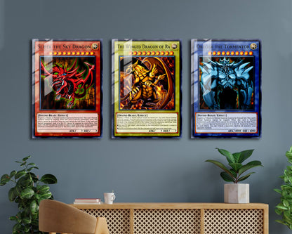 Yu Gi Oh Egyptian God Metal Poster Set