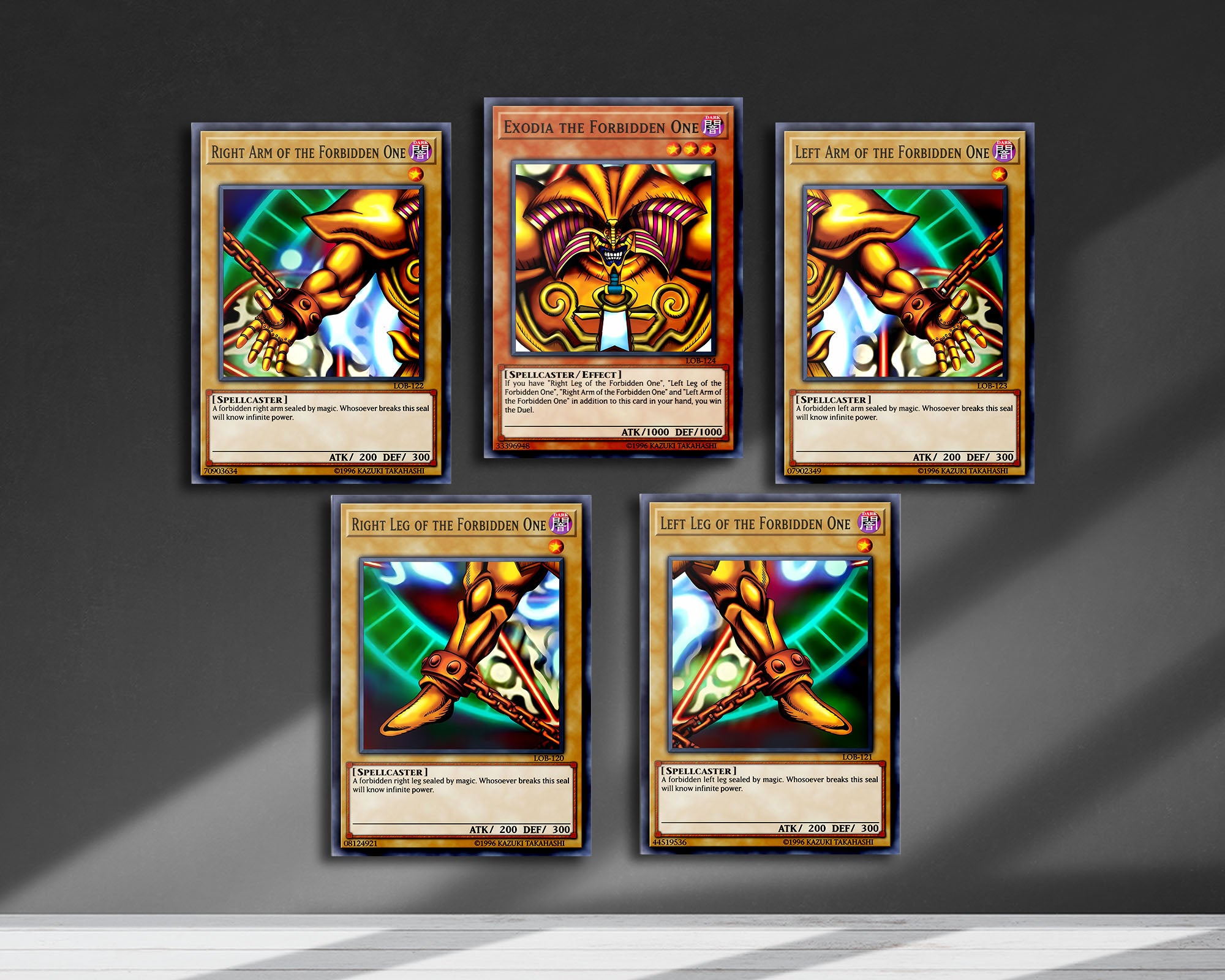 Yugioh Exodia offers The Forbidden One