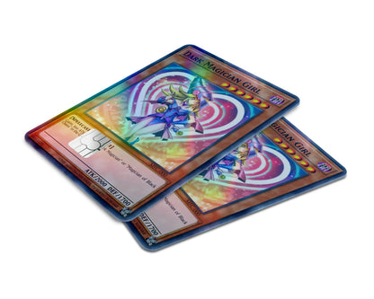 Yugioh Girl Dark Magician Holographic Credit Card Skin