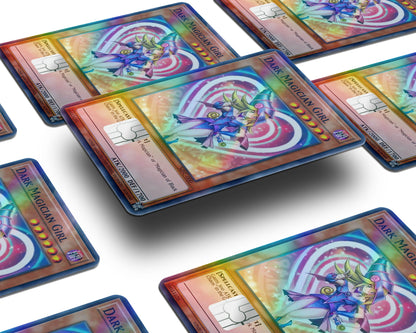 Yugioh Girl Dark Magician Holographic Credit Card Skin