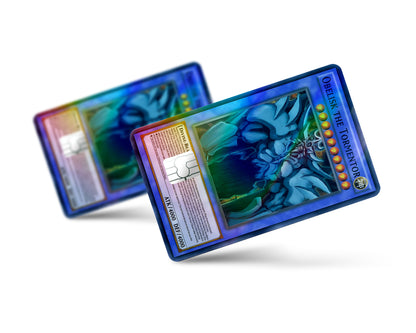 Yugioh Obelisk the Tormentor Holographic Credit Card Skin