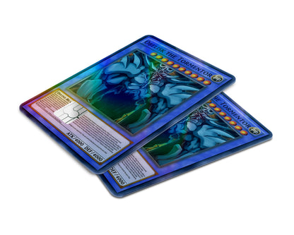 Yugioh Obelisk the Tormentor Holographic Credit Card Skin