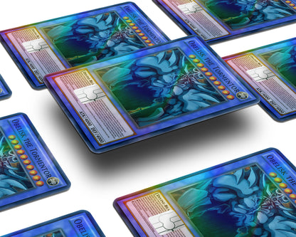 Yugioh Obelisk the Tormentor Holographic Credit Card Skin