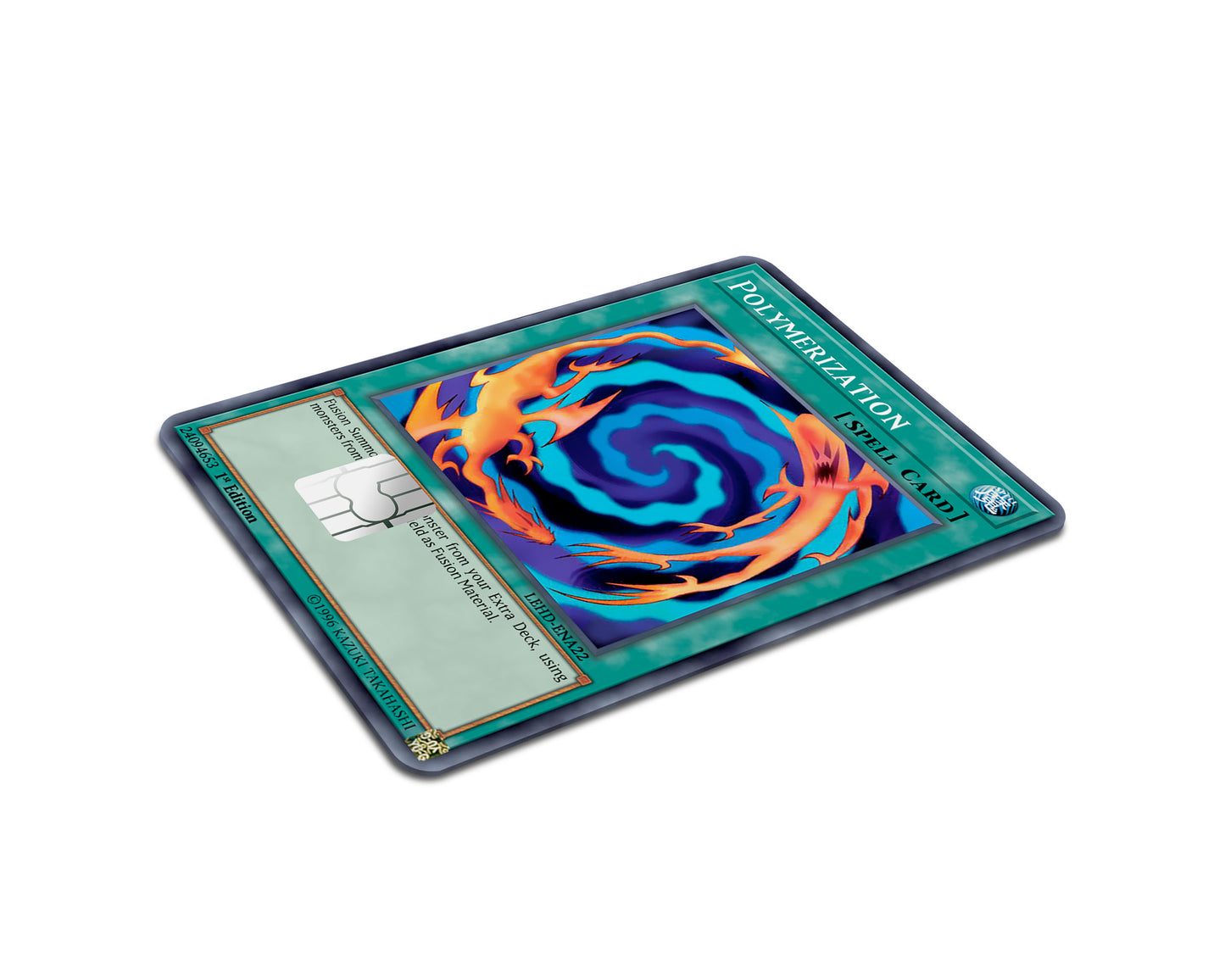 Yugioh Polymerization Credit Card Skin