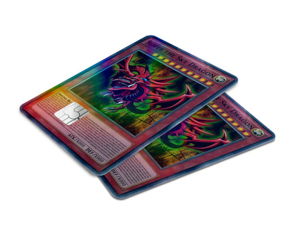 Yugioh Slifer the Sky Dragon Holographic Credit Card Skin