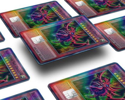 Yugioh Slifer the Sky Dragon Holographic Credit Card Skin