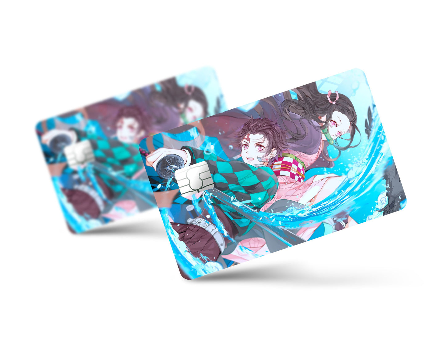 AnimeTown Credit Card Demon Slayer Nezuko & Tanjiro Full Skins - Anime Demon Slayer Skin