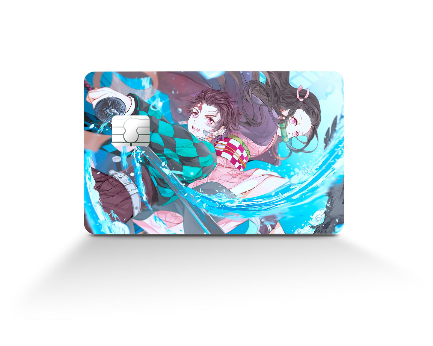 AnimeTown Credit Card Demon Slayer Nezuko & Tanjiro Full Skins - Anime Demon Slayer Skin