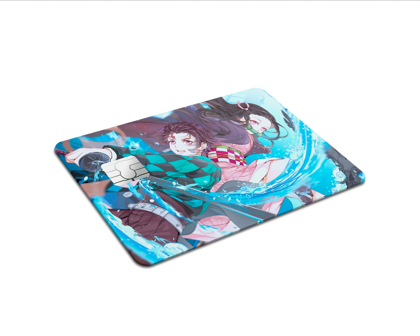 AnimeTown Credit Card Demon Slayer Nezuko & Tanjiro Full Skins - Anime Demon Slayer Skin