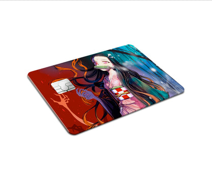 AnimeTown Credit Card Demon Slayer Demon Nezuko Full Skins - Anime Demon Slayer Skin