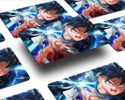 AnimeTown Credit Card Dragon Ball Goku Kamehameha Half Skins - Anime Dragon Ball Skin