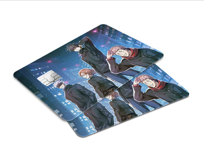 AnimeTown Credit Card Jujutsu Kaisen Gang Window Skins - Anime Jujutsu Kaisen Skin