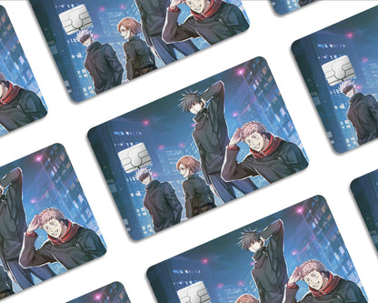 AnimeTown Credit Card Jujutsu Kaisen Gang Half Skins - Anime Jujutsu Kaisen Skin