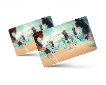 Anime Town Creations Credit Card Haikyuu Teal Mint Full Skins - Anime Haikyuu Skin