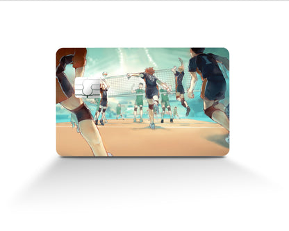 Anime Town Creations Credit Card Haikyuu Teal Mint Full Skins - Anime Haikyuu Skin