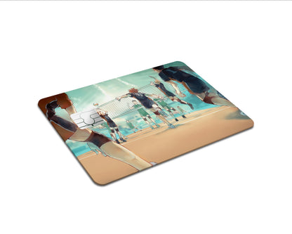 Anime Town Creations Credit Card Haikyuu Teal Mint Full Skins - Anime Haikyuu Skin