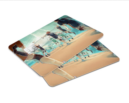 Anime Town Creations Credit Card Haikyuu Teal Mint Window Skins - Anime Haikyuu Skin