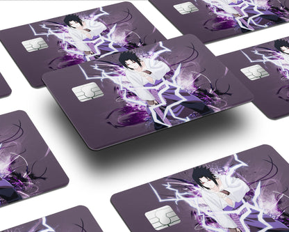 Anime Town Creations Credit Card Sasuke Chidori Current Half Skins - Anime Naruto Skin