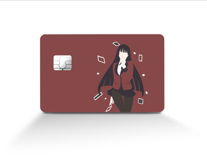 Anime Town Creations Credit Card Kakegurui Yumiko Jabami Minamilist  Full Skins - Anime Kakegurui Skin