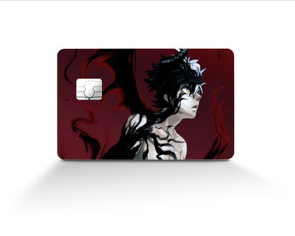 Anime Town Creations Credit Card Black Clover Asta Minimalist  Full Skins - Anime Black Clover Skin