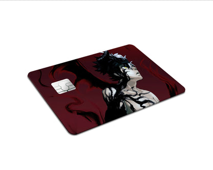 Anime Town Creations Credit Card Black Clover Asta Minimalist  Full Skins - Anime Black Clover Skin