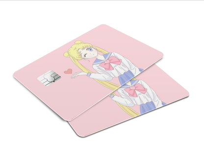 Anime Town Creations Credit Card Sailor Moon Pink Swet Window Skins - Anime Sailor Moon Skin