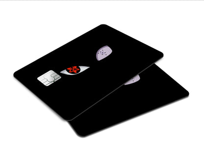 Anime Town Creations Credit Card Sasuke Rinnegan Sharingan Window Skins - Anime Naruto Skin