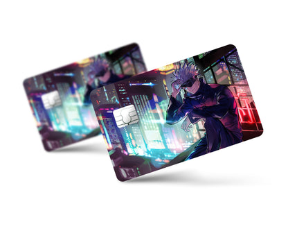 Anime Town Creations Credit Card Gojo Satoru Skyscraper Full Skins - Anime Jujutsu Kaisen Skin