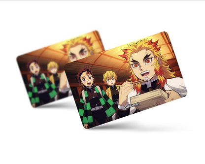 Anime Town Creations Credit Card Mugen Train Bento Box - Delicious Full Skins - Anime Demon Slayer Skin