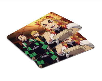 Anime Town Creations Credit Card Mugen Train Bento Box - Delicious Window Skins - Anime Demon Slayer Skin