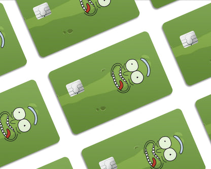 Anime Town Creations Credit Card Pickle Rick Half Skins - Anime Rick and Morty Skin