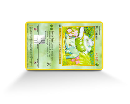 Anime Town Creations Credit Card Bulbasaur Pokemon Card Full Skins - Anime Pokemon Skin