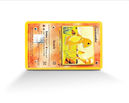 Anime Town Creations Credit Card Charmander Pokemon Card Full Skins - Anime Pokemon Skin