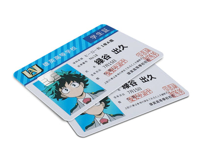 Anime Town Creations Credit Card My Hero Academia Izuku Midoriya License Window Skins - Anime My Hero Academia Skin