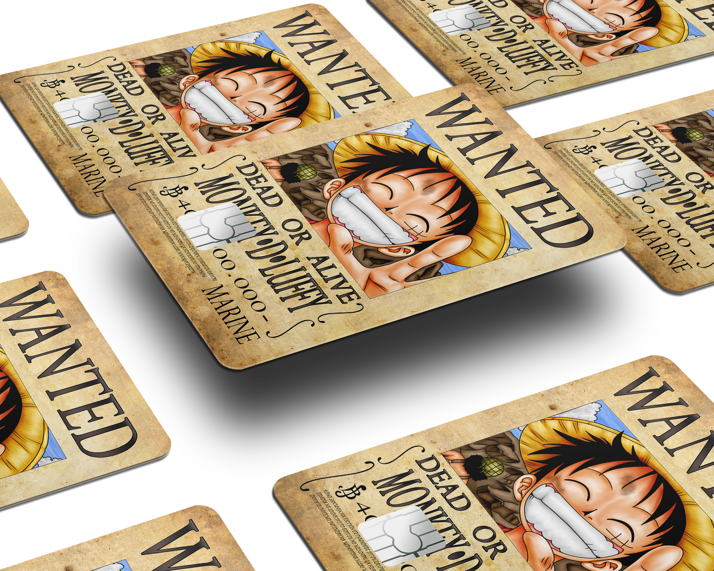 WORKIRAN Luffy Wanted Poster Card Skin | Transportation, Key Card, Debit  Card, Credit Card Skin | Co…See more WORKIRAN Luffy Wanted Poster Card Skin  