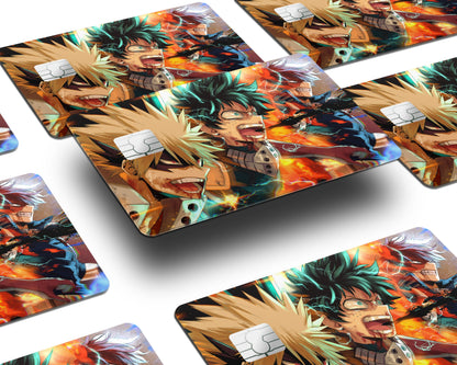 Anime Town Creations Credit Card My Hero Academia Boys Half Skins - Anime My Hero Academia Skin