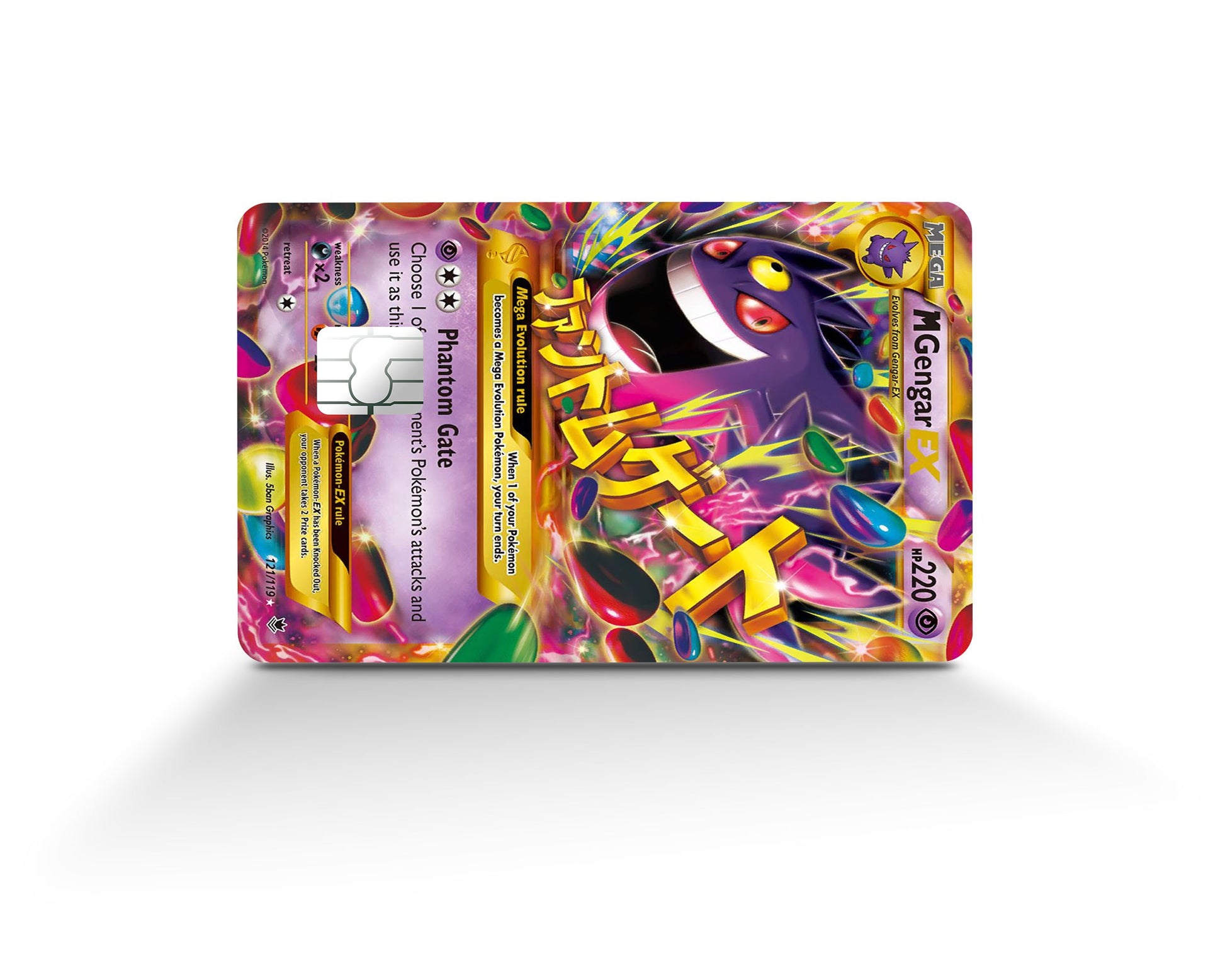 Mega Mewtwo X Pokemon Card Credit Card Credit Card Skin – Anime