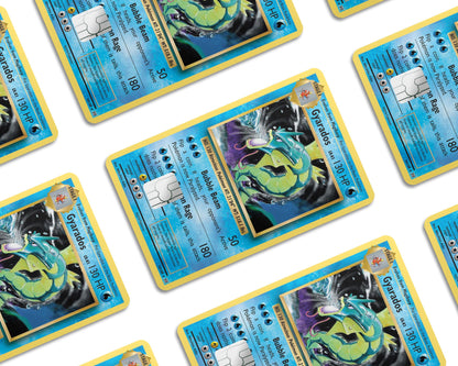 Anime Town Creations Credit Card Gyarados Pokemon Card Half Skins - Anime Pokemon Skin