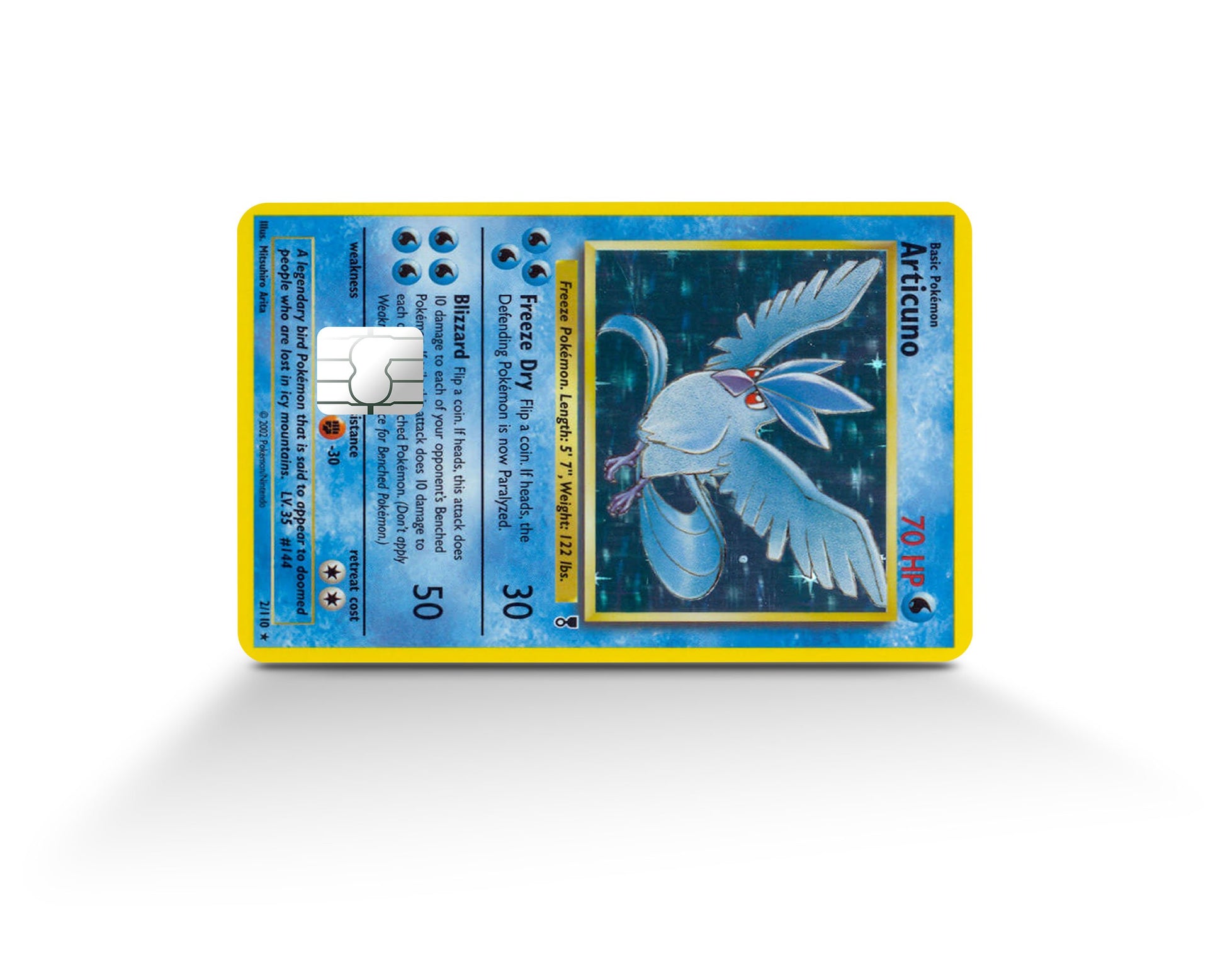 Articuno Pokemon Card Credit Card Skin – Anime Town Creations