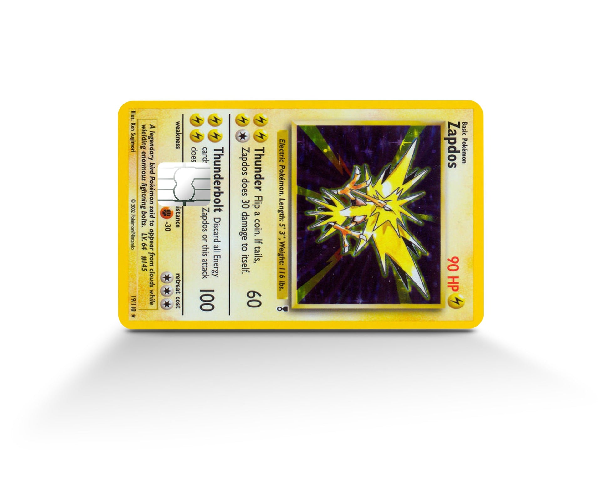 Zapdos Pokemon Stickers / Zapdos Vinyl Decal 10 Sizes -  Israel