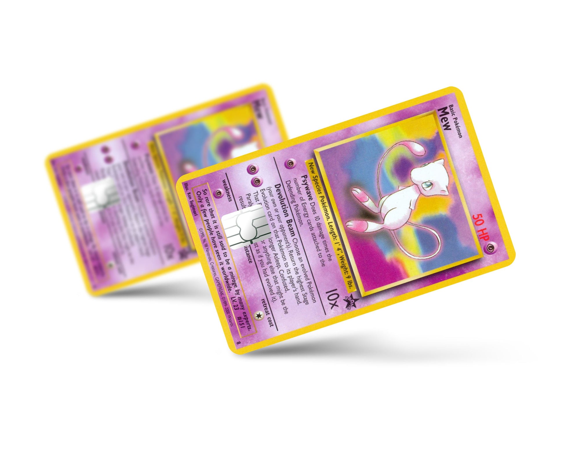 Ancient Mew Pokemon Card Credit Card Credit Card Skin – Anime Town