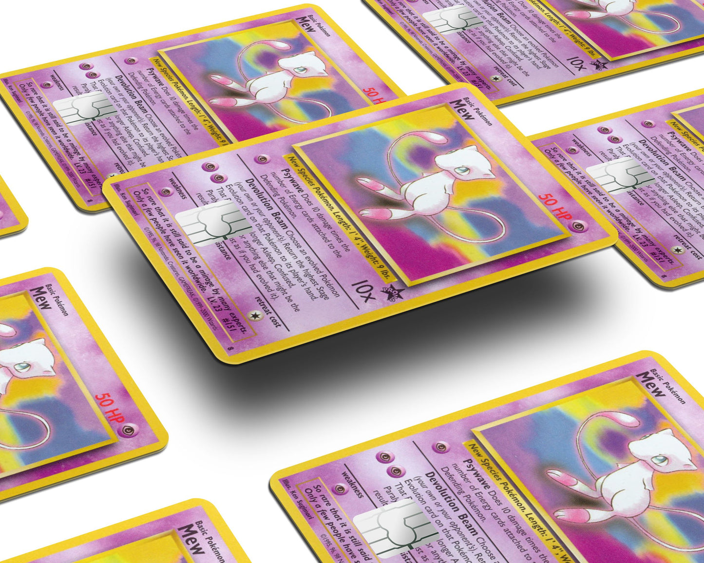 Ancient Mew Pokemon Credit Card Skin - Wrapime - Anime Skins and Styles