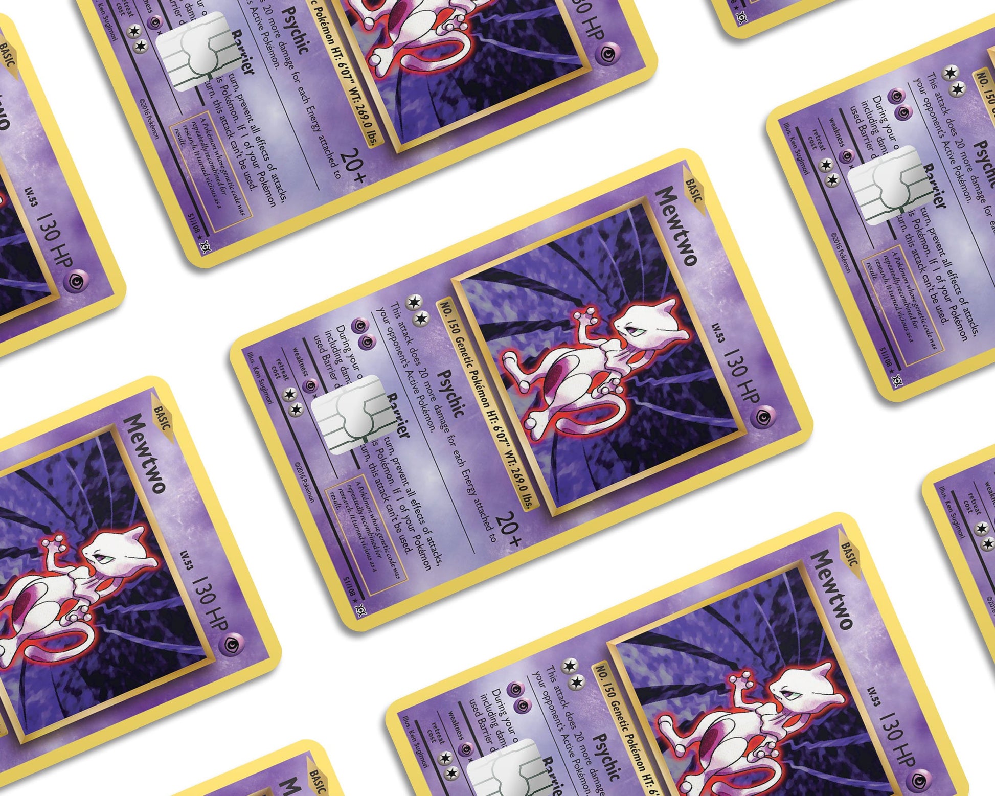 Pokemon Mega Mewtwo X Card Skin - Wrapime - Anime Skins and Styles