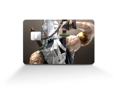 Anime Town Creations Credit Card Demon Slayer Tengen Uzui Back Full Skins - Anime Demon Slayer Credit Card Skin