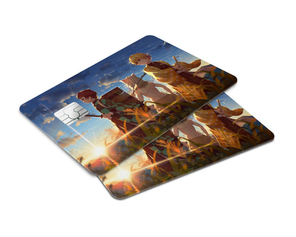 Anime Town Creations Credit Card Demon Slayer Boys Window Skins - Anime Demon Slayer Credit Card Skin